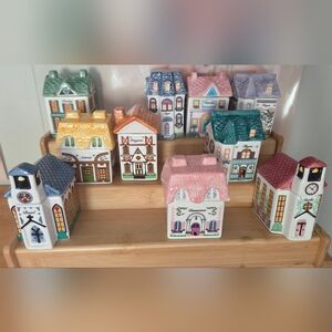 Avon Collectible Ceramic Spice Village